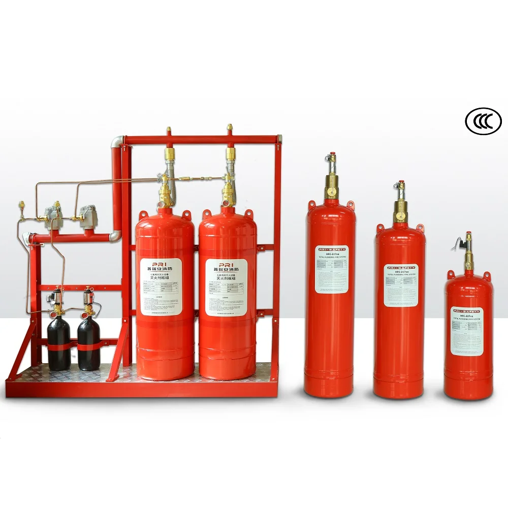 Mist Nozzle Network HFC-227ea FM200 Whole Room Fire Extinguishing for Retail Store