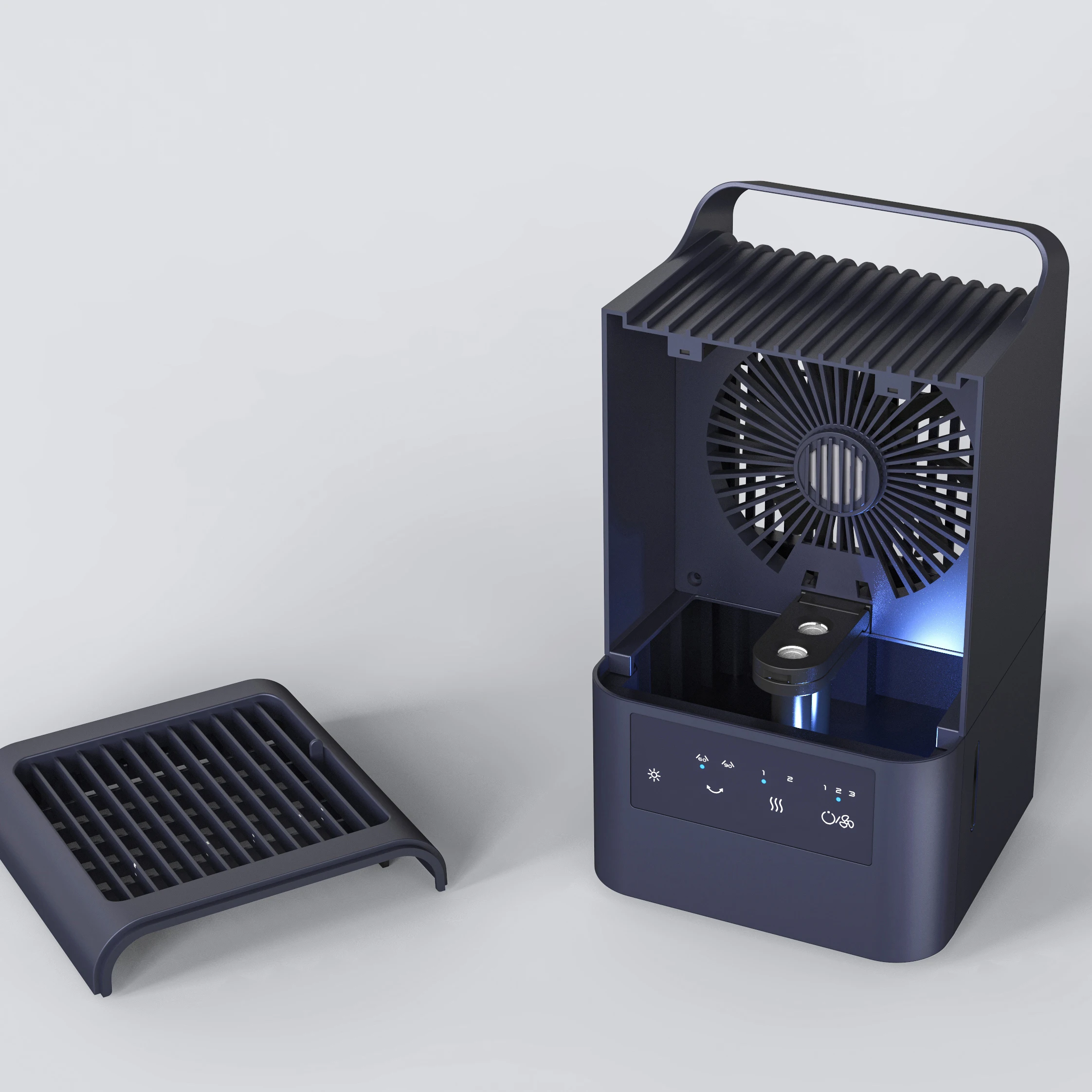 two stage evaporative air cooler Mini Air Cooler Fan with Spray Mist