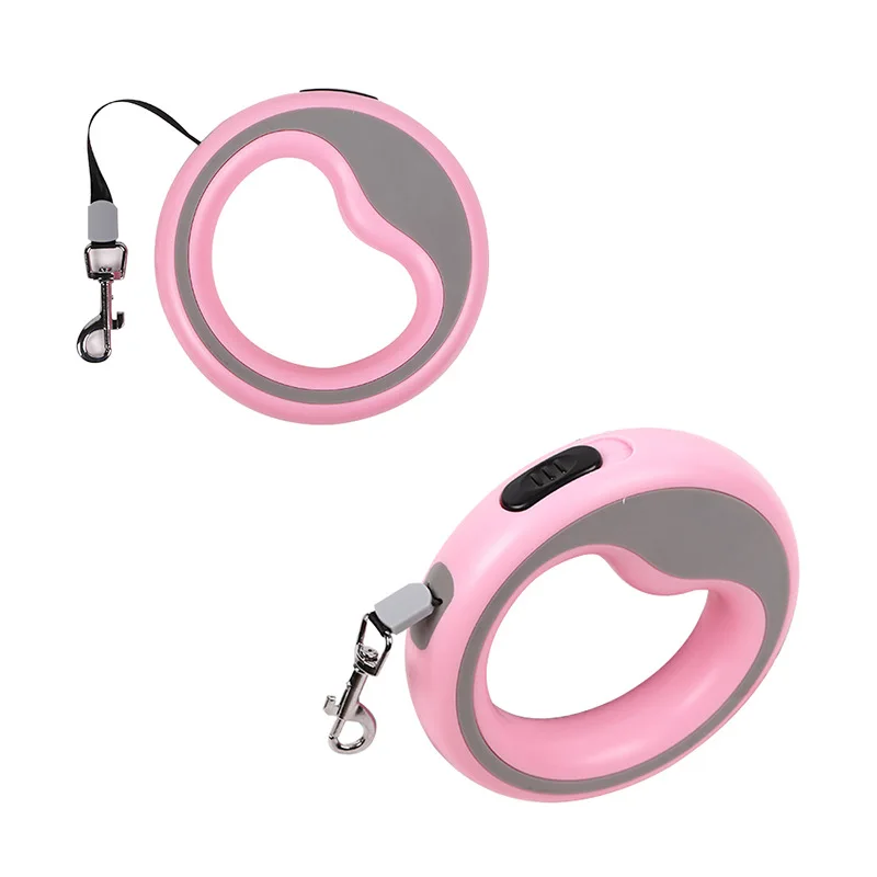 Factory Direct colorful light leash rop retractable dog leash