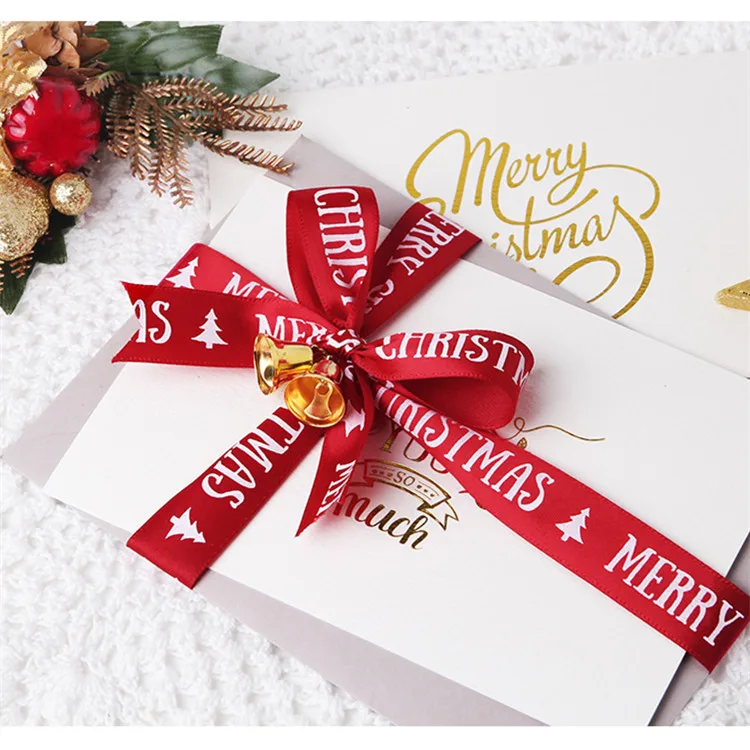 Репсовая лента ZL с красным винтом, украшение на Рождество, катушка атласная, гуагуа, 1 см