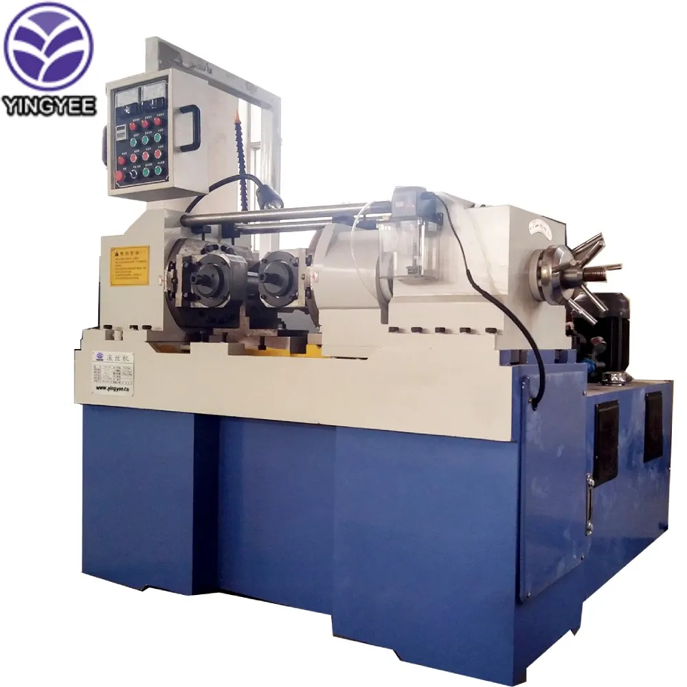 2024 Hot Sale Automatic threading roll machine/Bar thread rolling machine