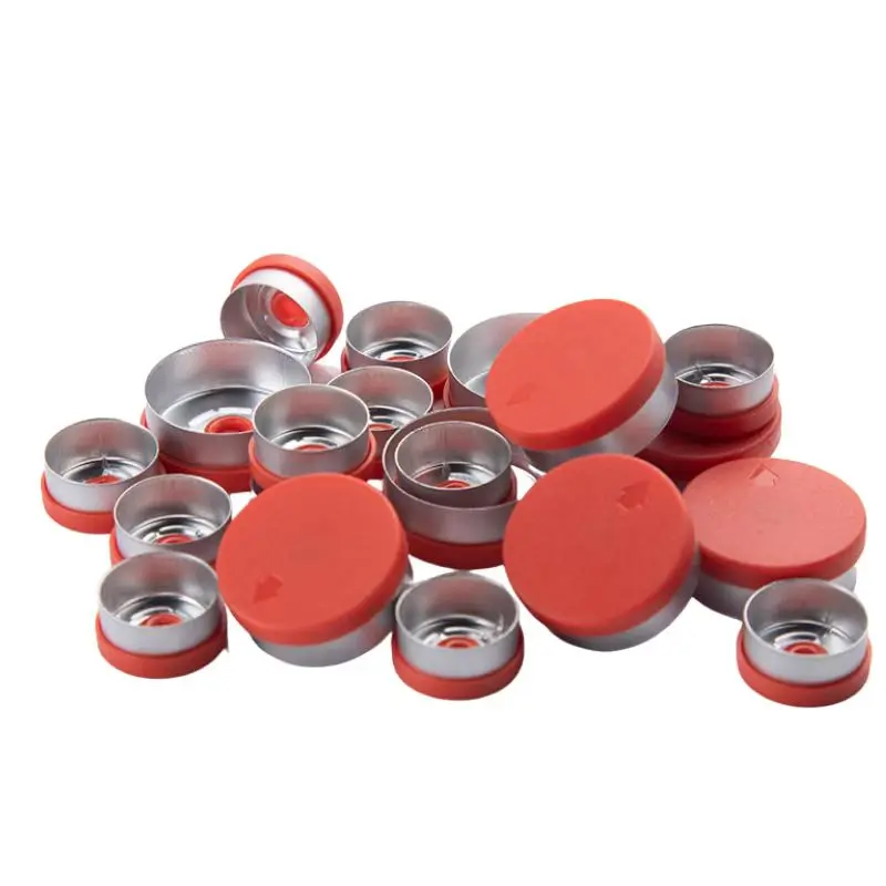 Tear off cap 13mm 20mm vials plastic-aluminium caps for injection glass bottle wholesaler