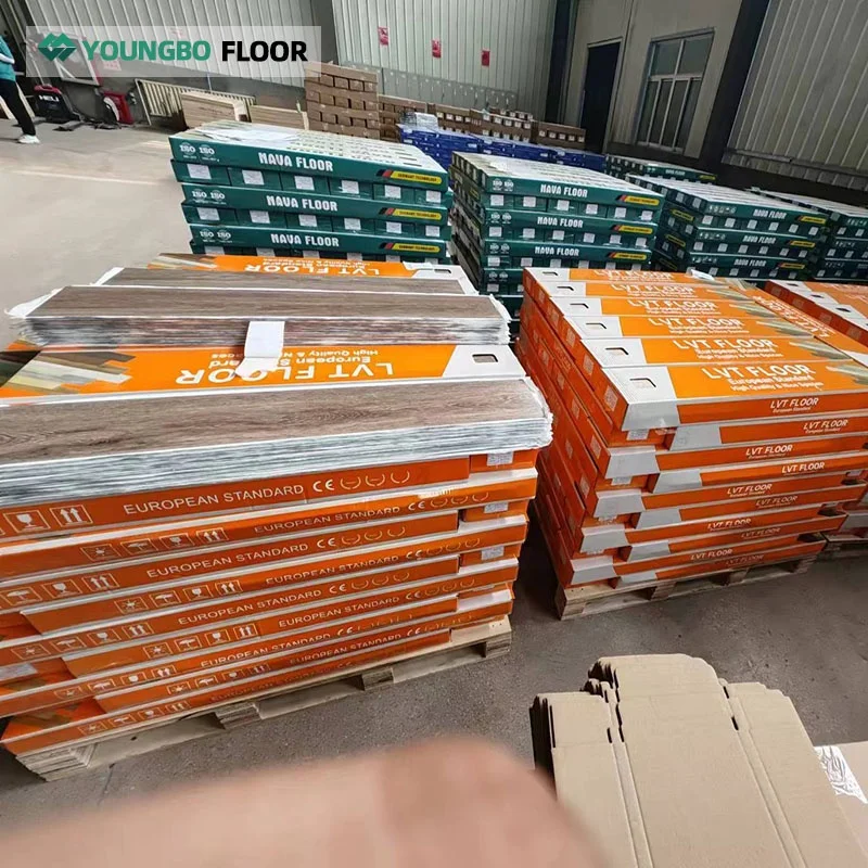 Wooden Luxury Vinyl Floor Waterproof Fireproof PVC Flooring Plank Tiles LVT Self Adhesive Tiles Sticker