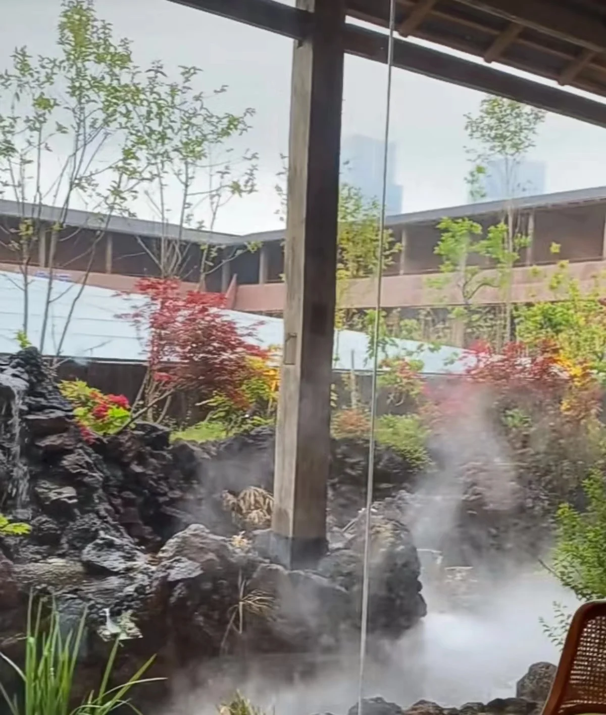 Natural Landscaping Rock Stone Waterfall Fountain Garden