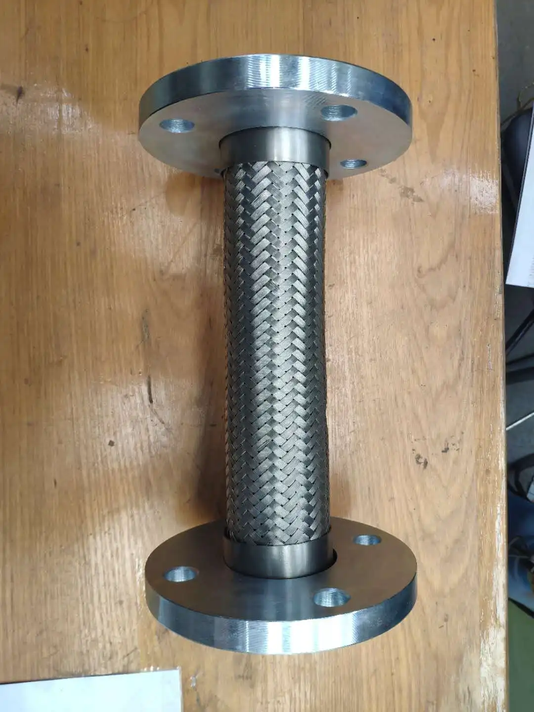 China Factory Price Supplier Flanged Connector Flexible Metal Hose Assembly Braided Hose 316 Stainless Steel