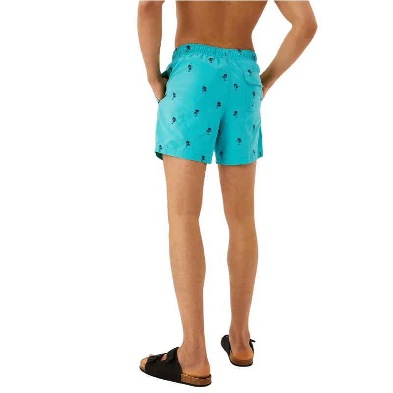 Men Drawstrings Swim Shorts Beach Board Shorts Custom Printing Logo Quick Dry Unisex Shorts