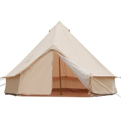 Outdoor Luxury Cottage Tent Camping Cotton Rainproof Tent Large Specification Manufacturers Customized Herringbone Tent