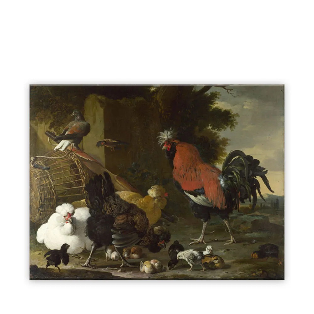 Realistic handpainted classical home goods animals oil painting