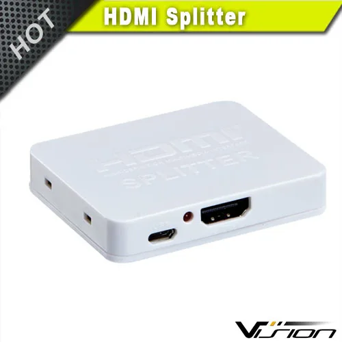HDMI сплиттер Full HD 1080p видео переключатель 1x2 разделение 1 в 2 выход