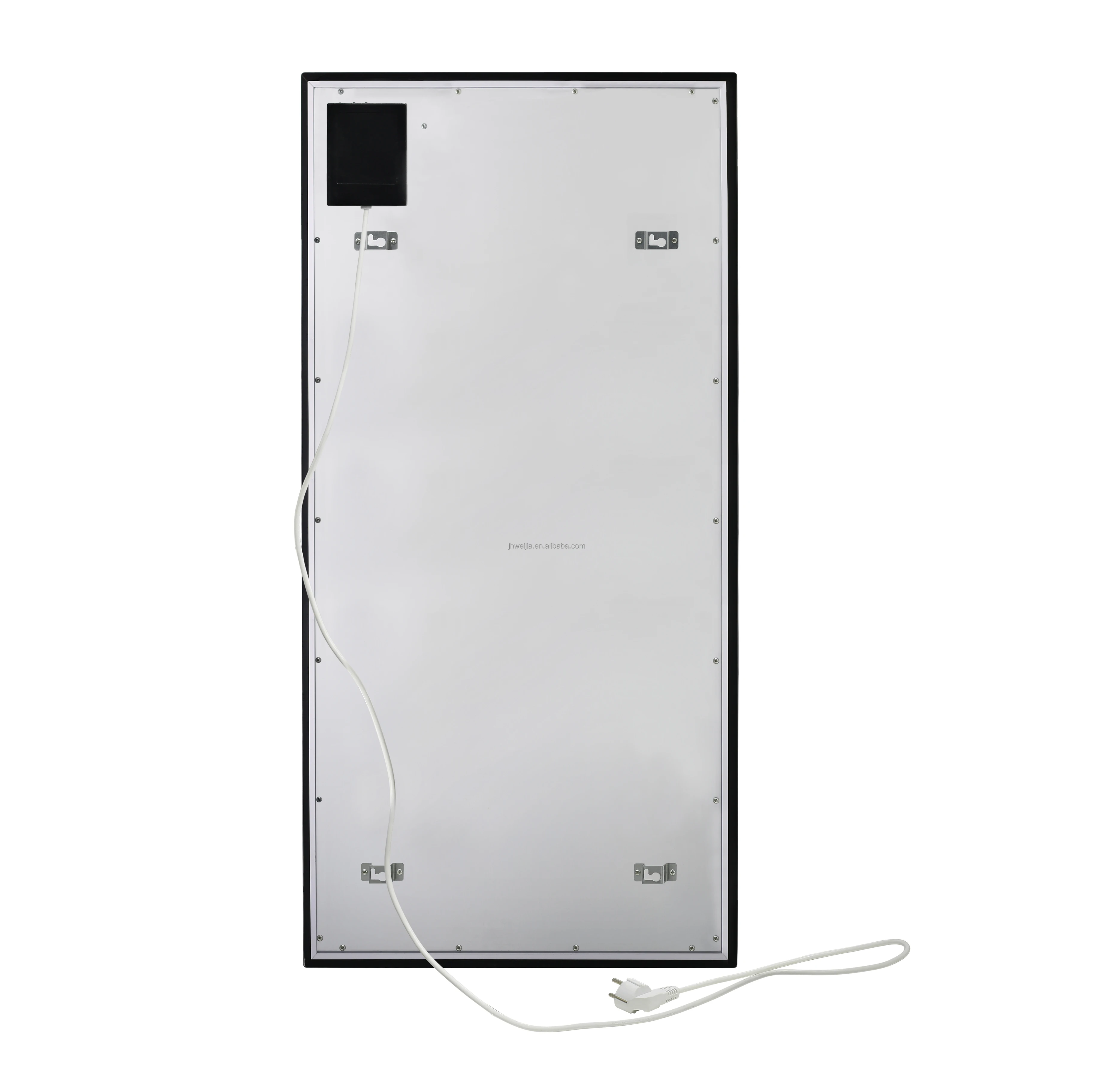 Tempered glass Wifi and Remote style M075P 750W  infrared  the aluminum shell Mirror Carbon crystal  bathroom Panel heaters