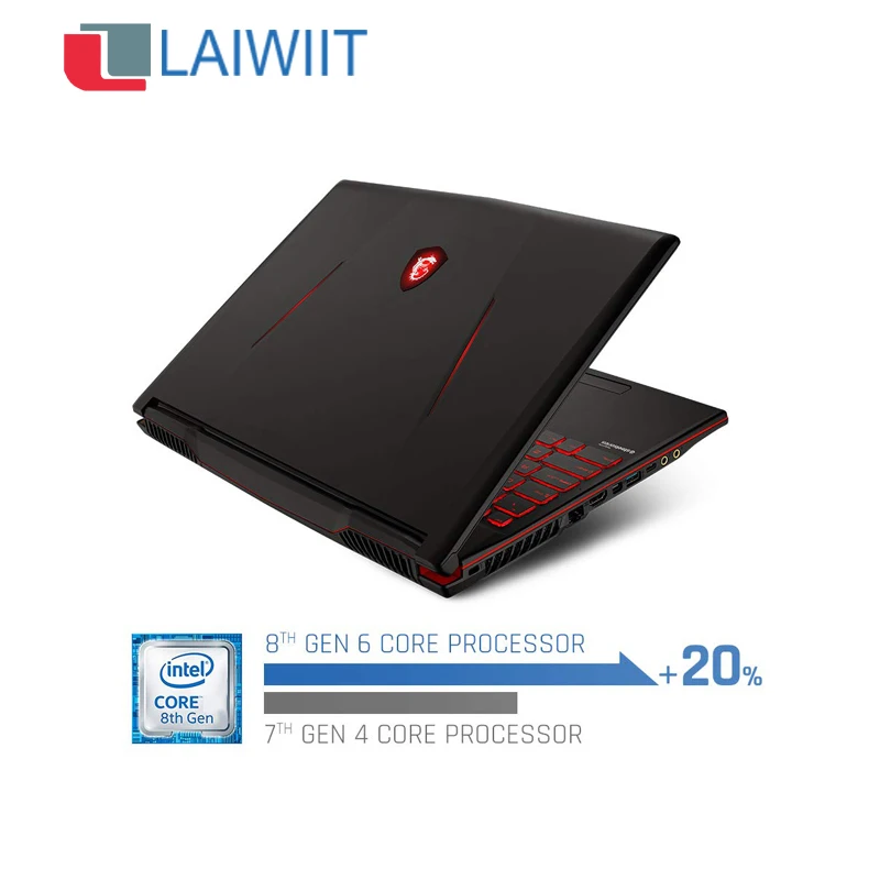  Игровой ноутбук LAIWIIT MSI 15 6 дюйма ГБ графика i7 8-го поколения игровой