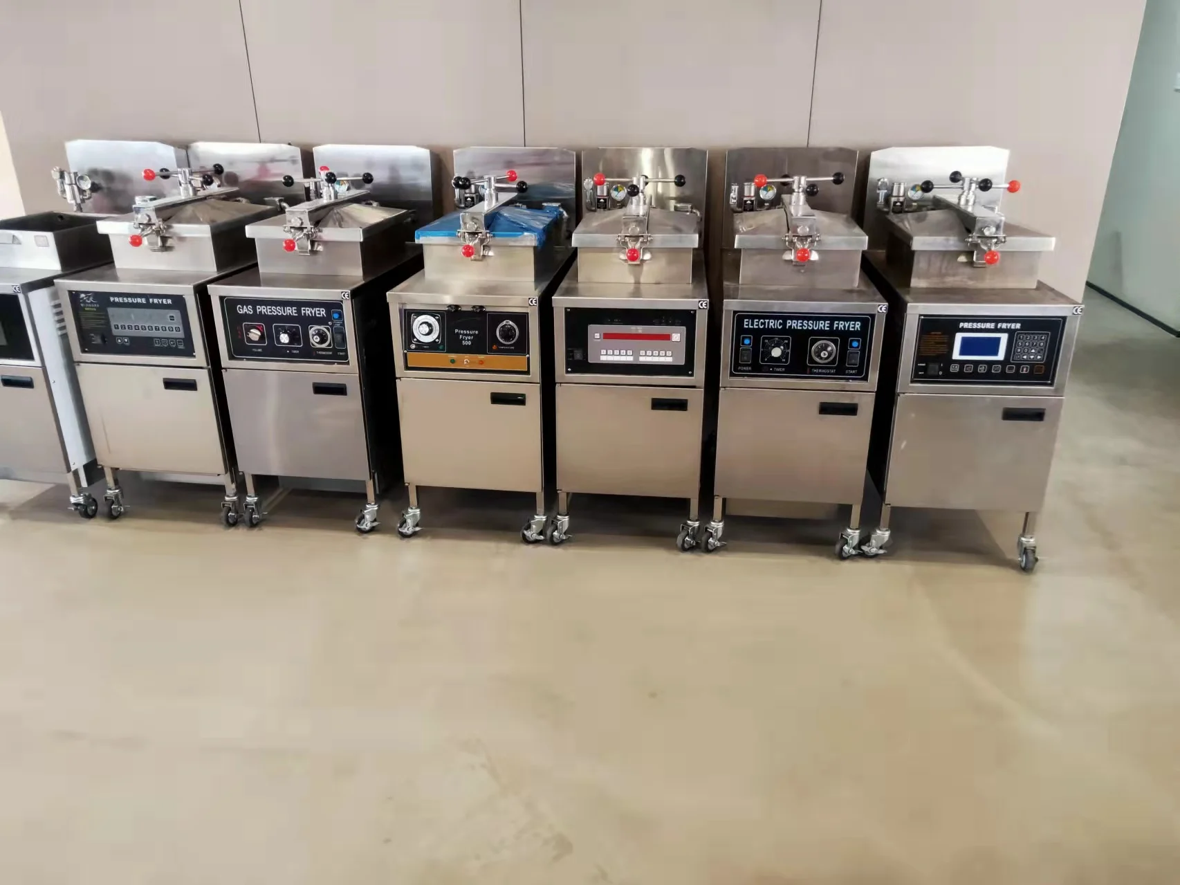 CNIX  big capacity chicken pressure deep chicken potato chips used commercial deep fryers sale (CE,manufacturer)