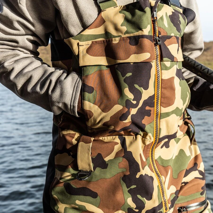 Mens Outdoor Fishing Clothes Multi Pockets Utility Black Waterproof Sailing Suit