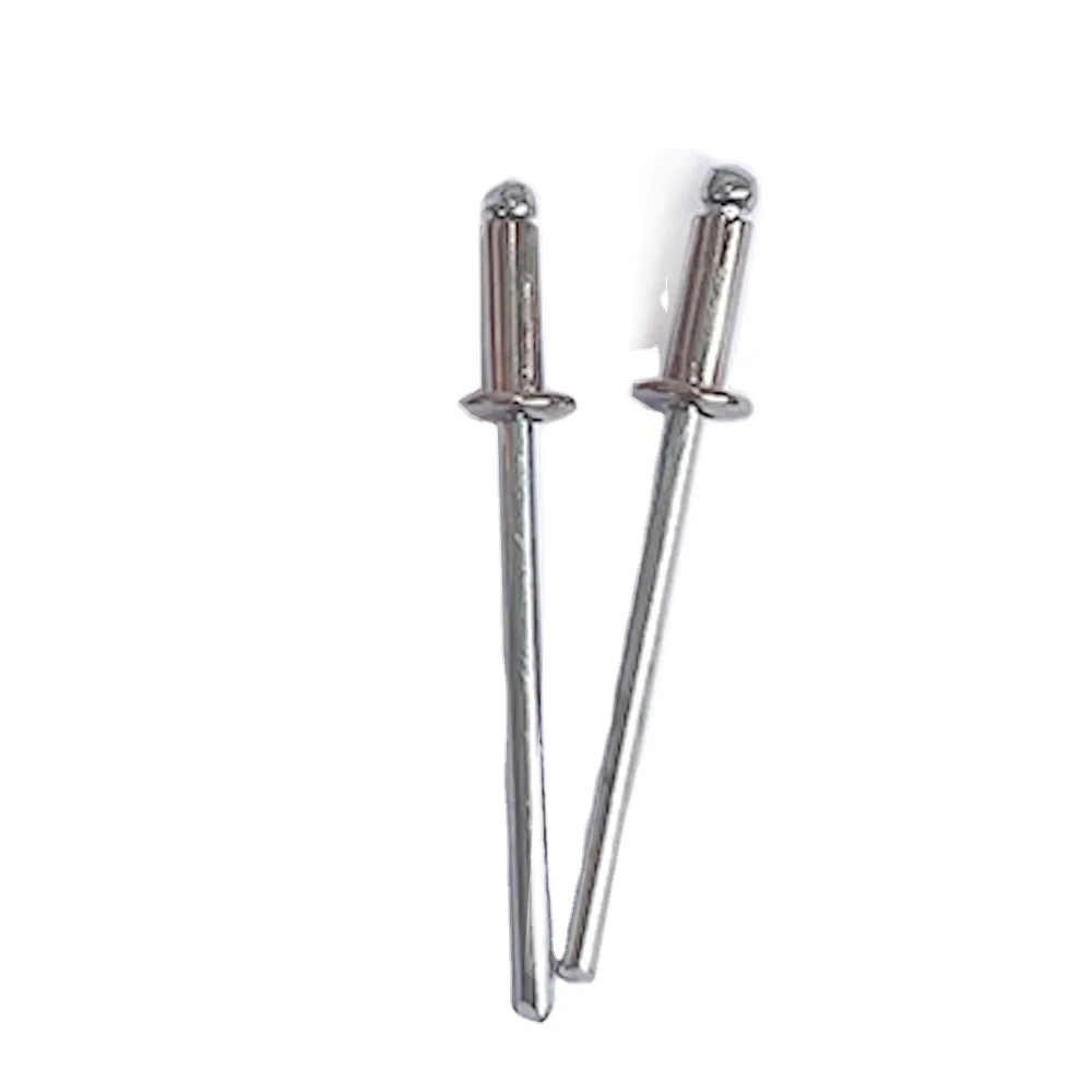 Open Type Domed Head Standard Size Custom Waterproof Semi-steel Stainless Steel Blind Rivet