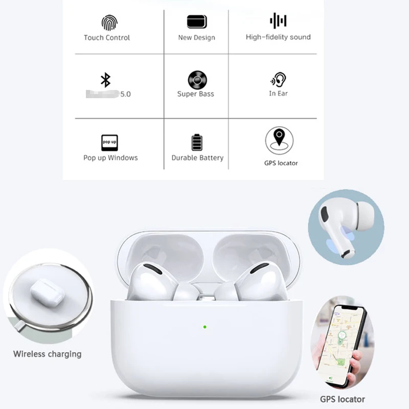 Air3 Pro Super Pop-Up умный датчик Gps позиционирование переименованные наушники Tws Air 3 Pods беспроводные
