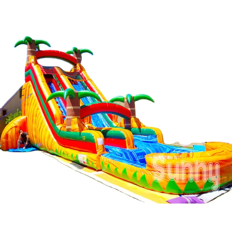 Big Used Slip N Water Slide Inflatable Adult Water Slide  Inflatable Slip n Slide Waterslide with pool