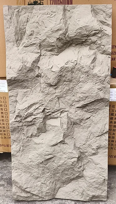 china manufacturer pu modelling Faux Stone wall Decor Veneer Rock Stone Wall Panel