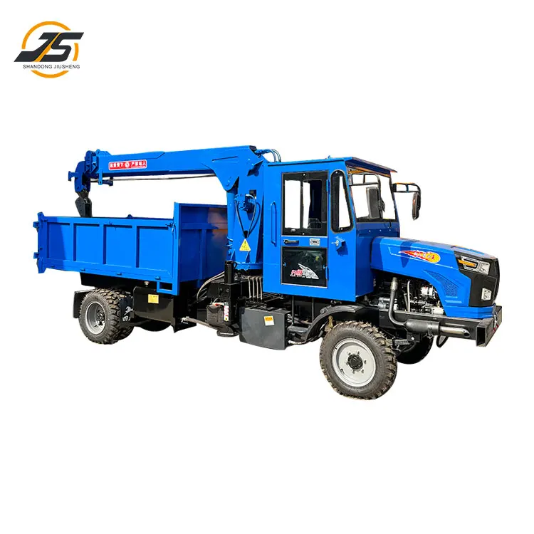 Four-Wheel Drive Truck Crane 50 Ton Loading Four-Wheel Wheel Lifting Transport Dump Tree Crane Engine Pump Motor Gearbox