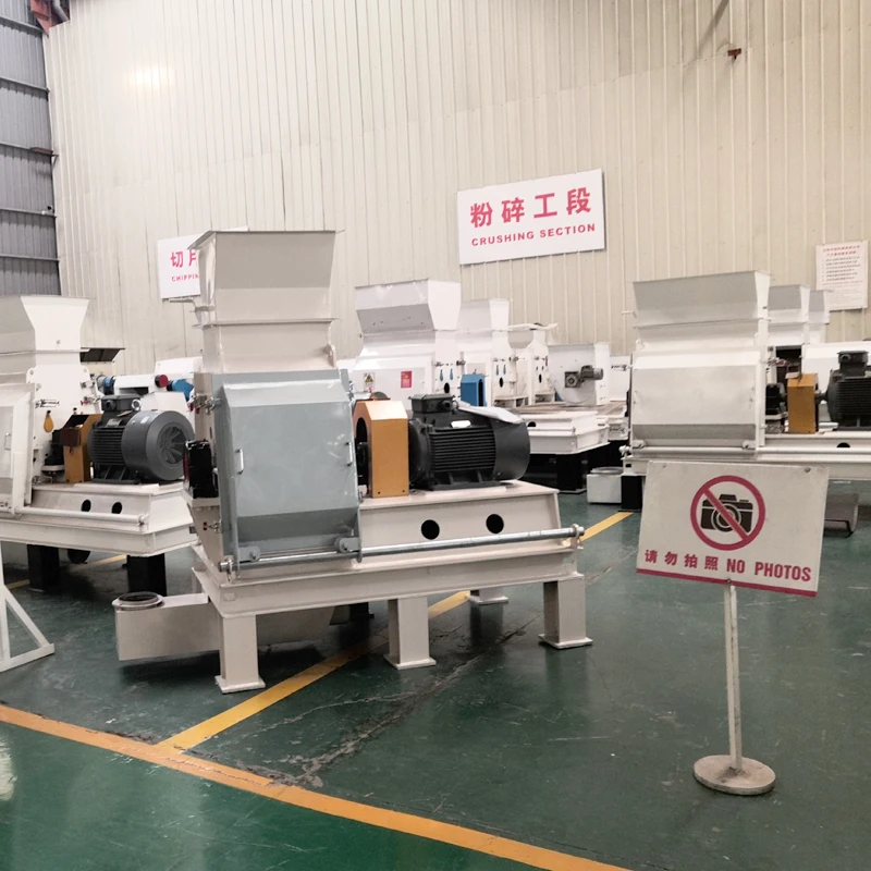 2022 High Efficiency Low Maintenance Cost With CE Certification 90/110 KW Wood Grinding Hammer Mill