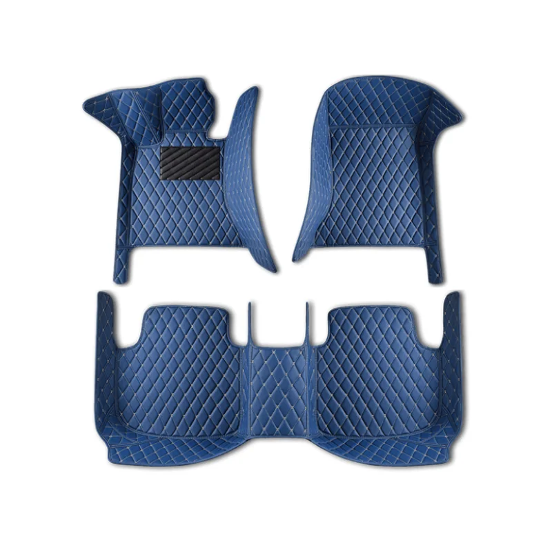 Customized Manufacturers  luxury Interior Accessories Pu leather car floor mats