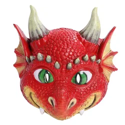 Soft Eva Colorful Children Anime Dragon Mask Halloween Fancy Dress Kids Party Mask