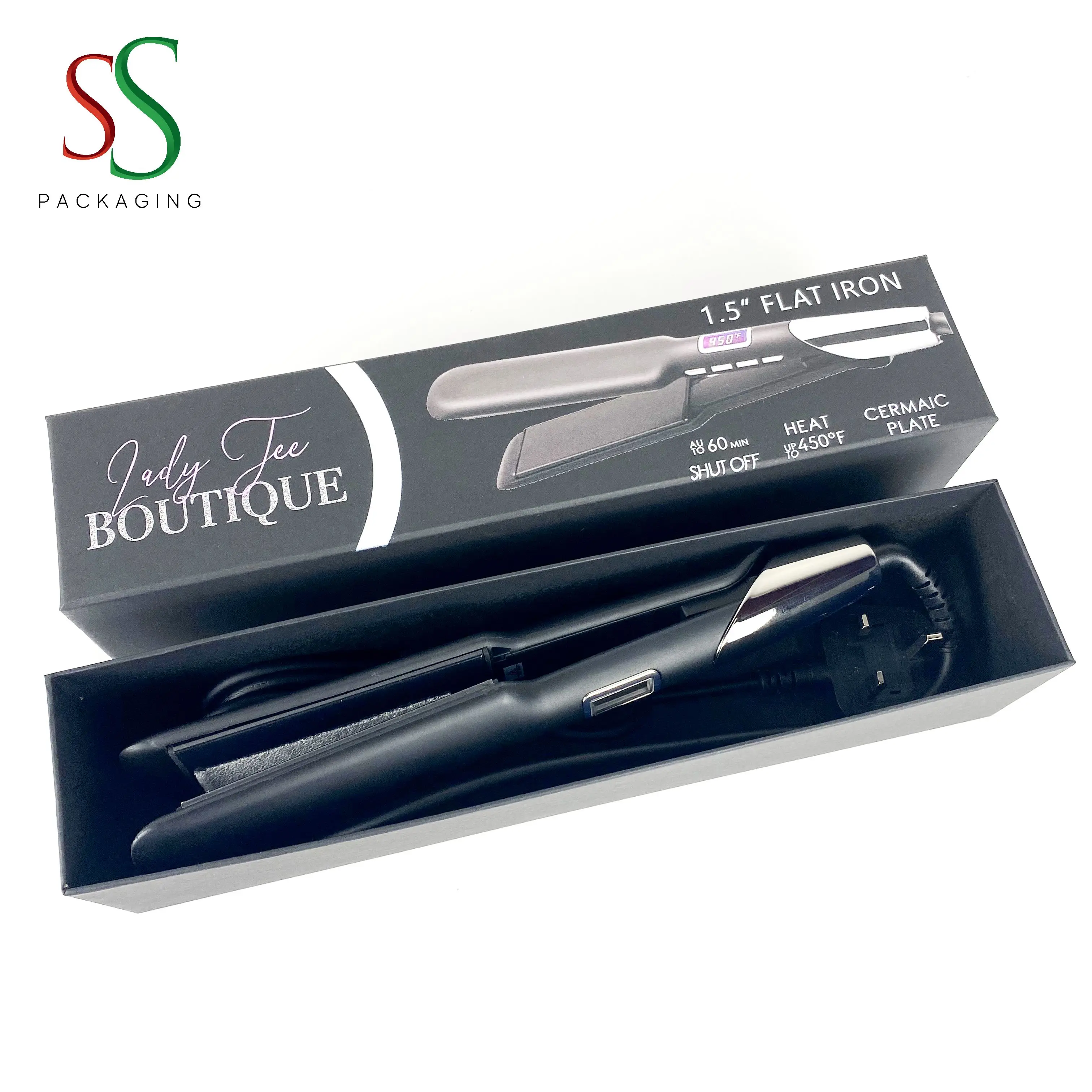 High Quality Diamond Flat Irons Wholesale Customize Packaging Box Custom Flat Iron