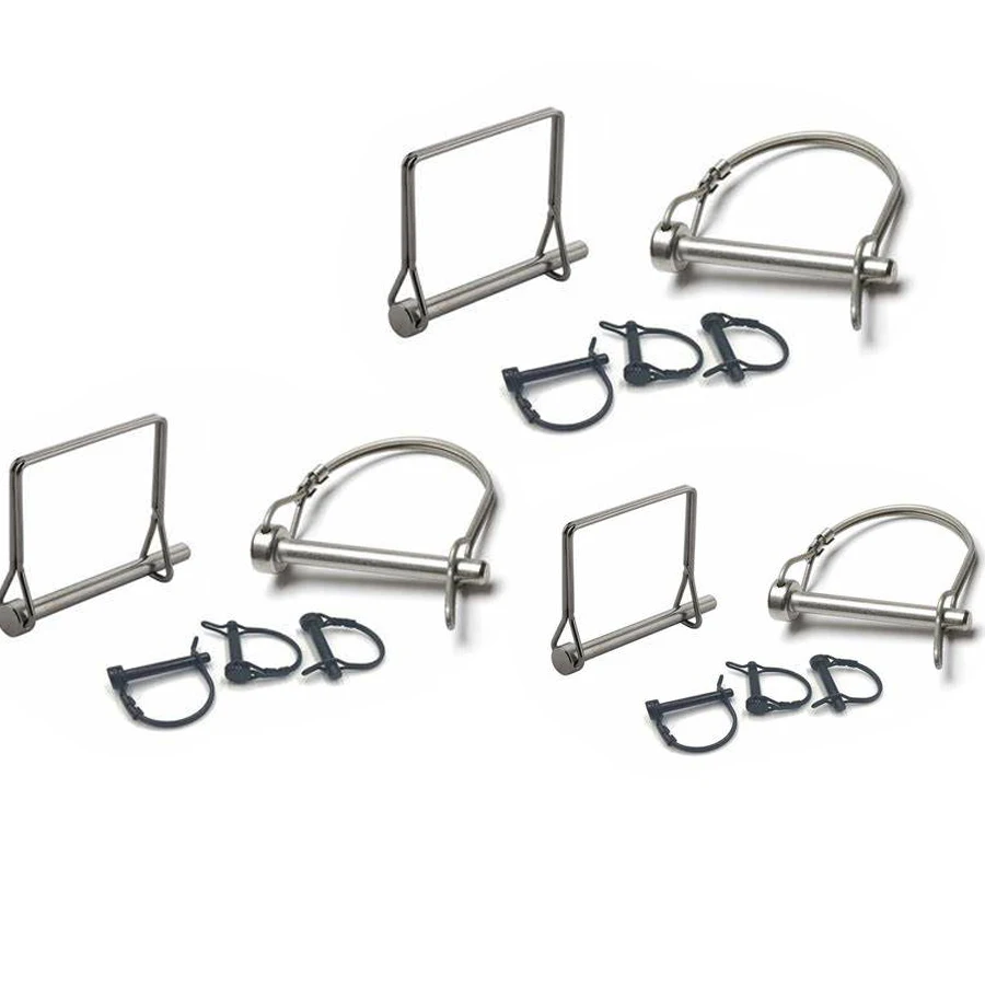 Custom Stainless Steel Round Wire Lock Pins Spring Lock Pin D Type Lock Clevis Pin