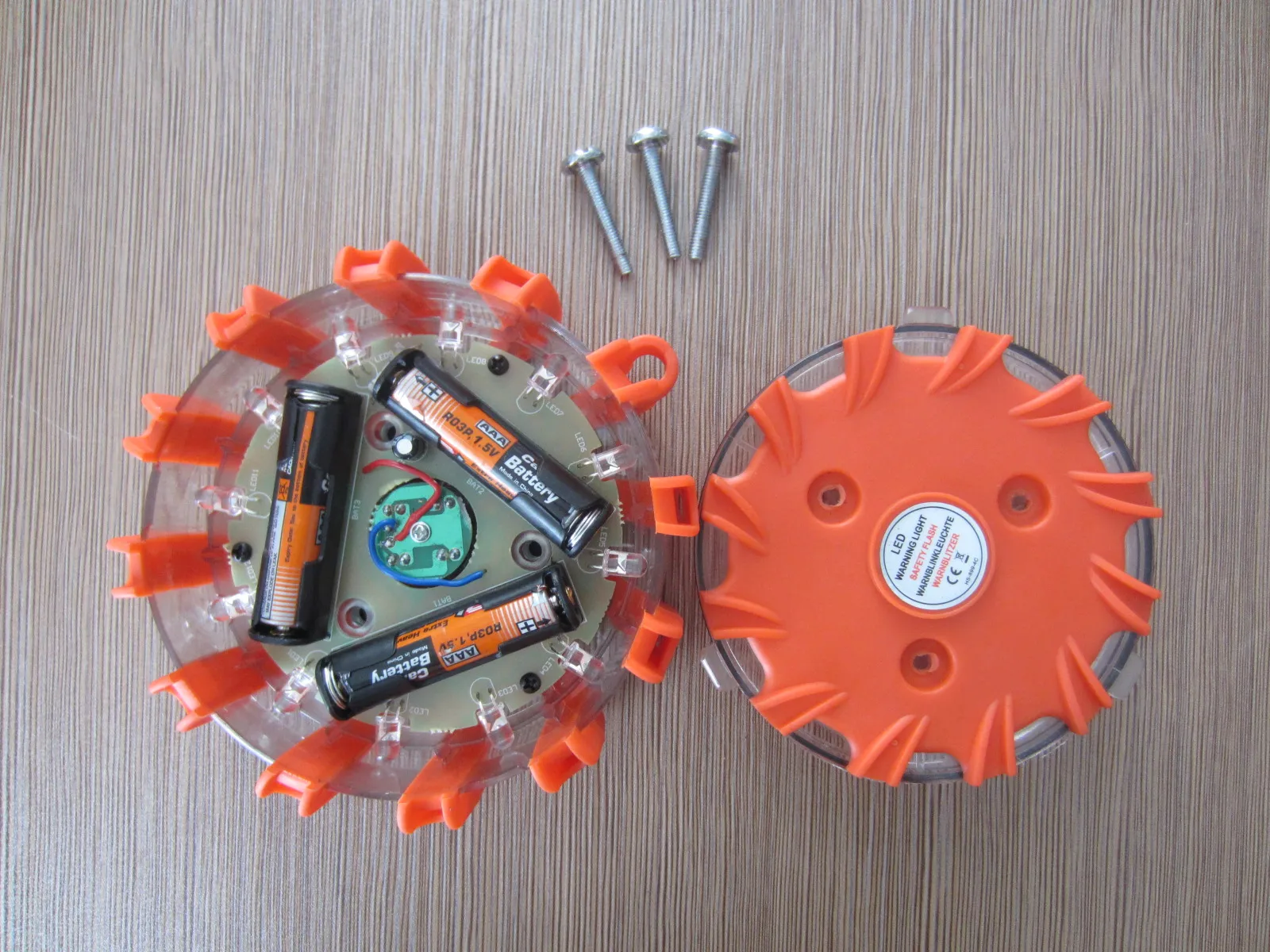 10 in 1 Magnetic Round Beacon Strobe Flashing Safety Road Flare Light Lamp