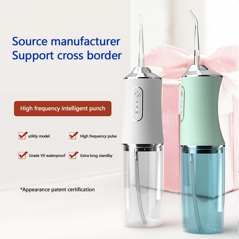 Portable electric dental washing machine household dental cleaner oral care water spray dental floss manufacturer wholesale