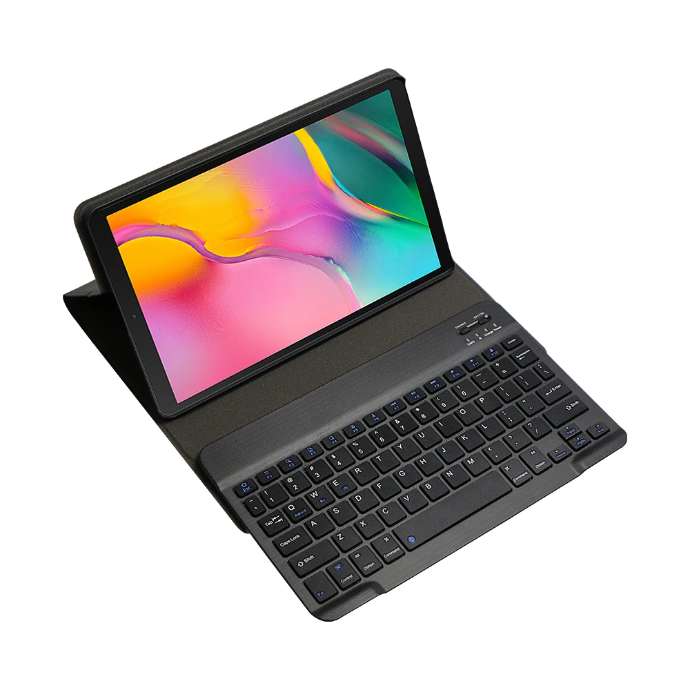 
Heshinai Newest Multi-angle Flip Leather Keyboard Tablet Book Case for Samsung Galaxy Tab A 10.1 T510 T515 