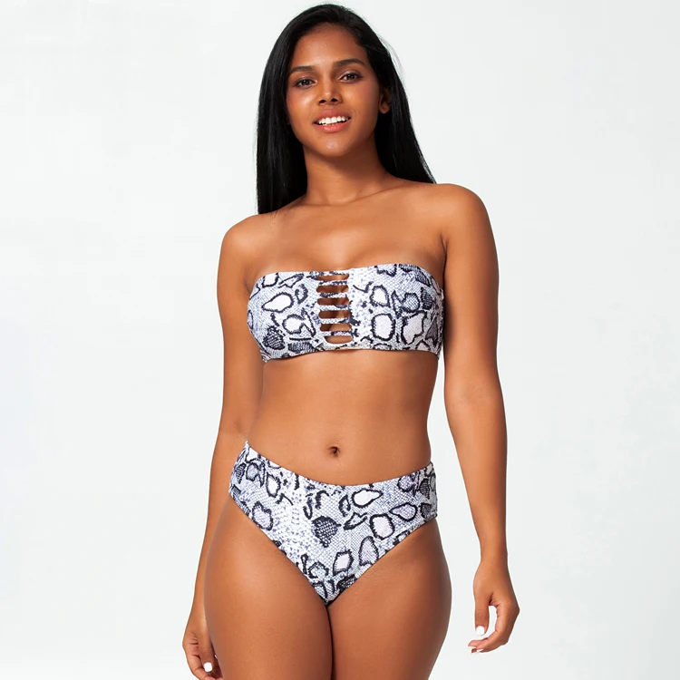 hot sale sexy leopard print swimsuit beautiful beach wear girl bikini with bandage