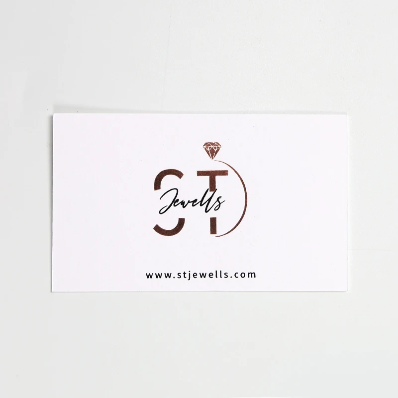 High end gold foil thank you card and business card custom thank you card for business