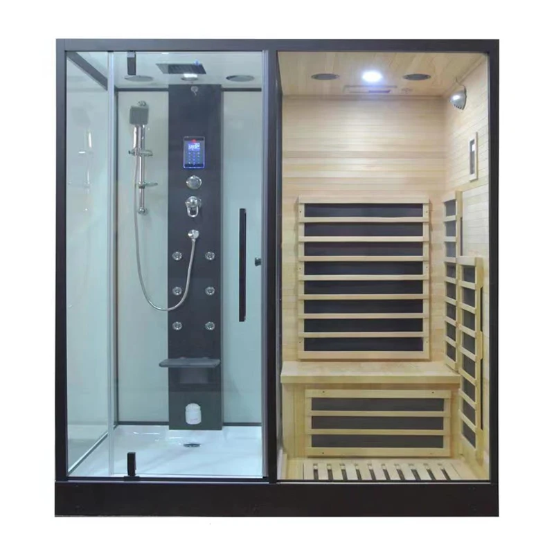 Wholesale Canadian Hemlock/Cedar Traditional Steam Sauna Room Barrel Sauna Outdoor Sauna for sale