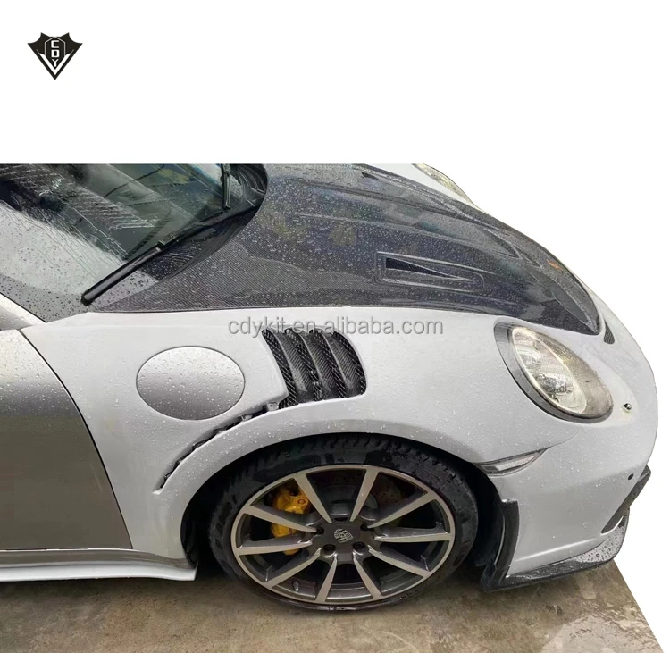 911 991 upgrade GT3RS car body kit car bumpers for porsche 991 front bumper rear bumper fenders spoiler