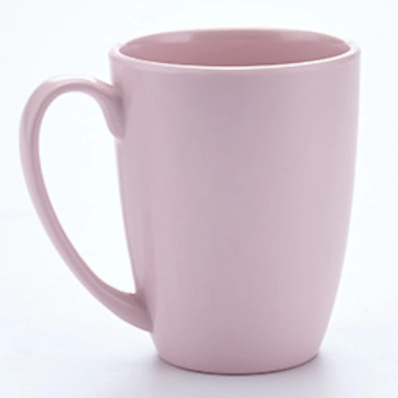 
Various sizes simple style plastic milk coffee drink cup 100% melamine solid color mugs with handle 