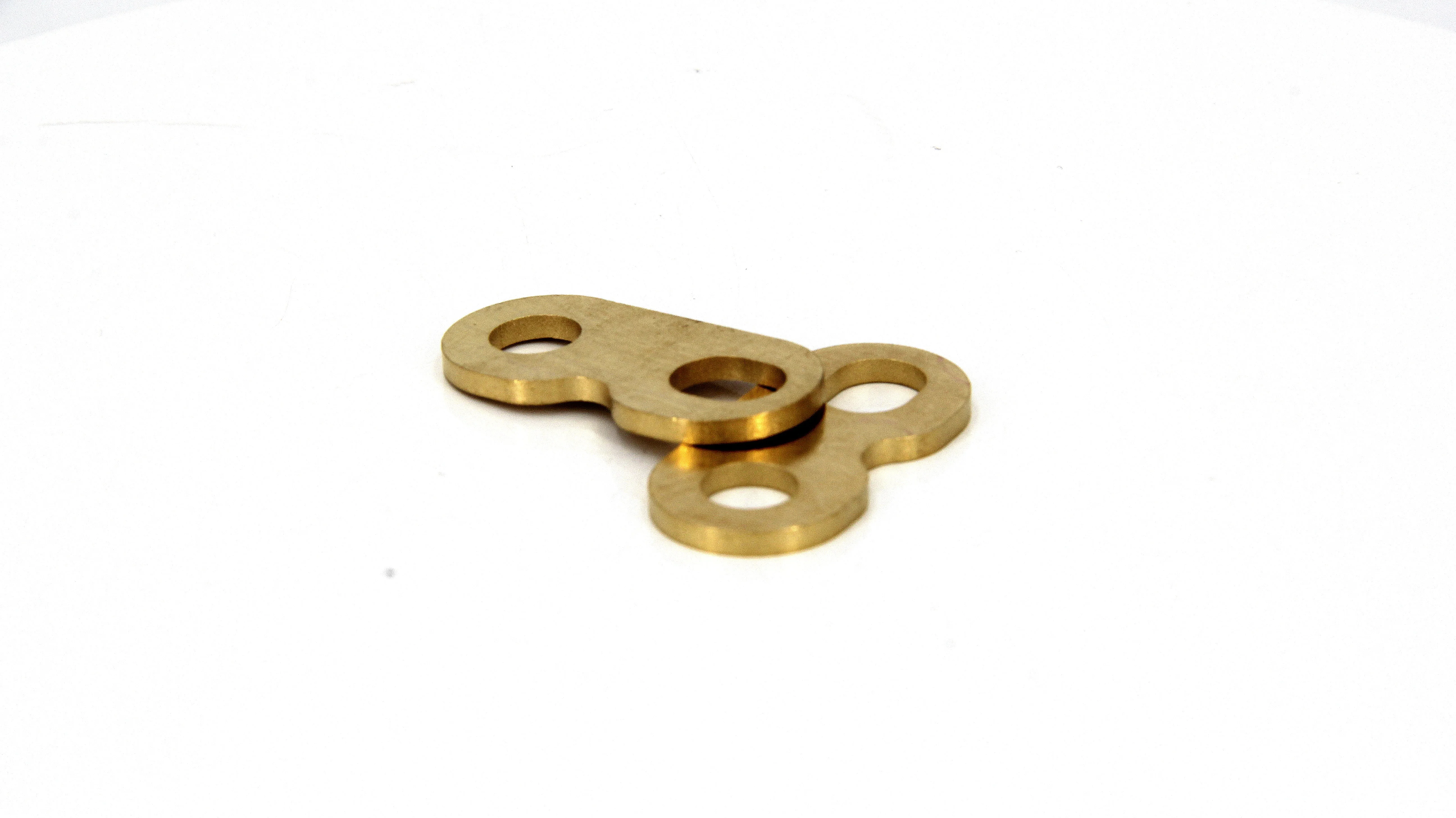 Custom made stainless steel two holes oval washers