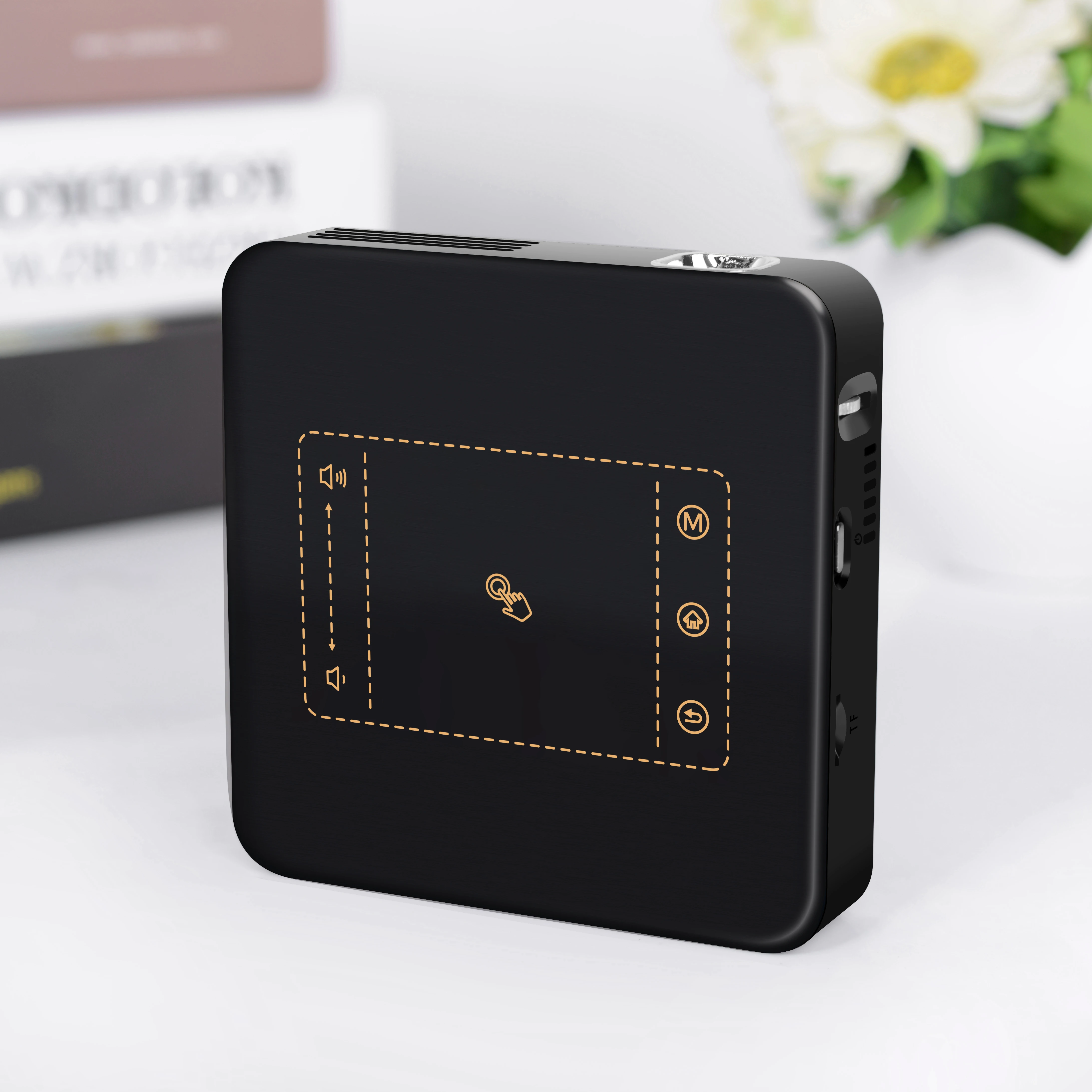  Яркий мобильный телефон Wi-Fi Bluetooth 4k Dlp Android проектор для