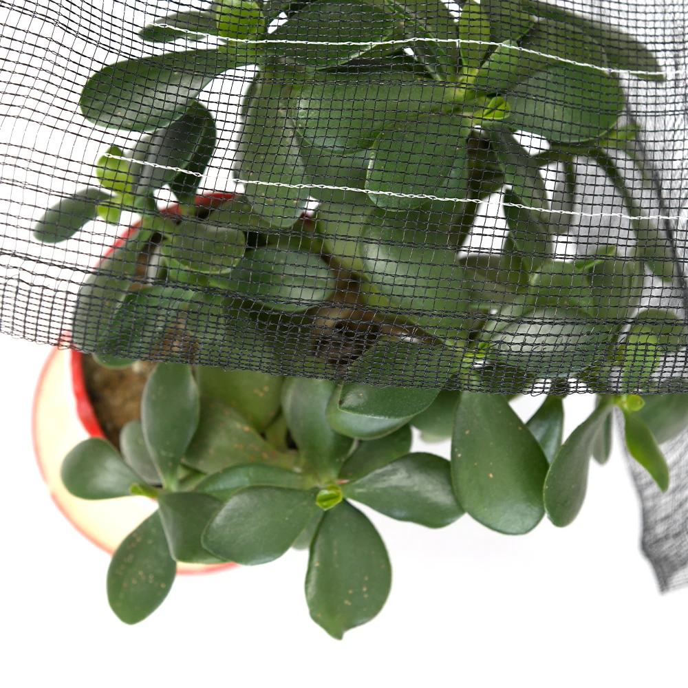 Черная пластиковая анти-град нетто для парника град сетки