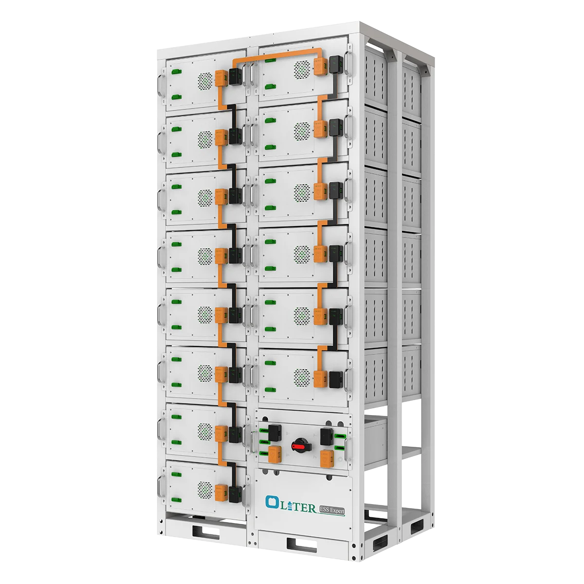 Oliter 48V 100Ah/200Ah Lithium Battery Pack 51.2V Energy Storage for Solar Panel with LFP Anode Material for Home Appliances