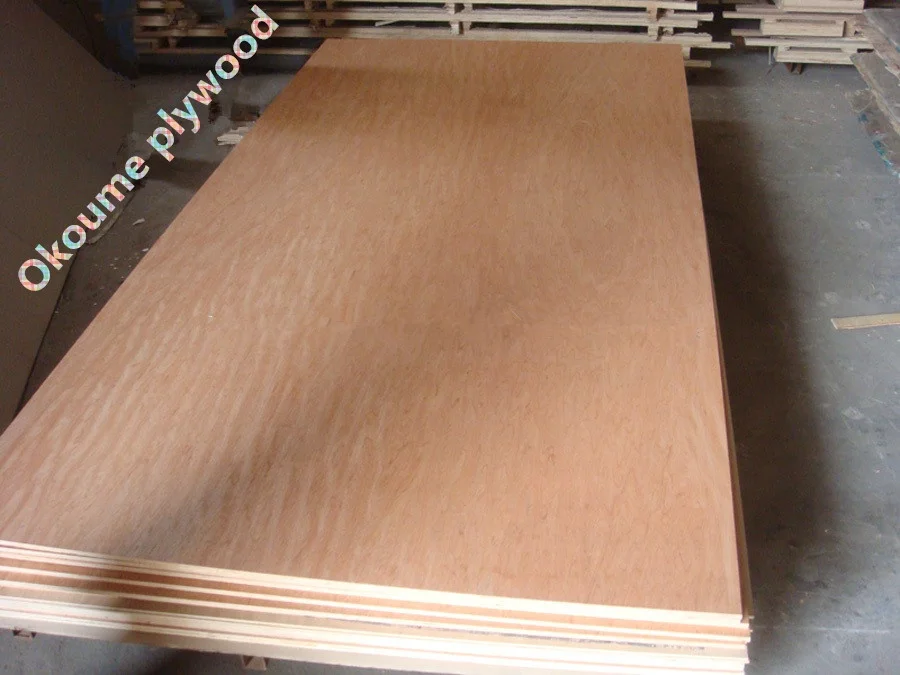 10MM Package Usage Okoume Plywod for Dubai market