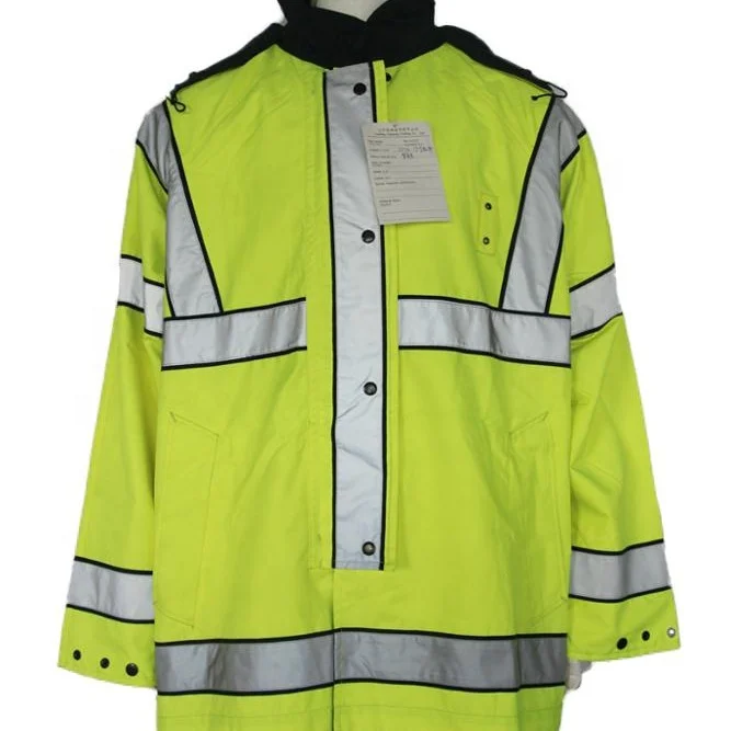 Hi-vis Reversible long Oxford Jacket Men