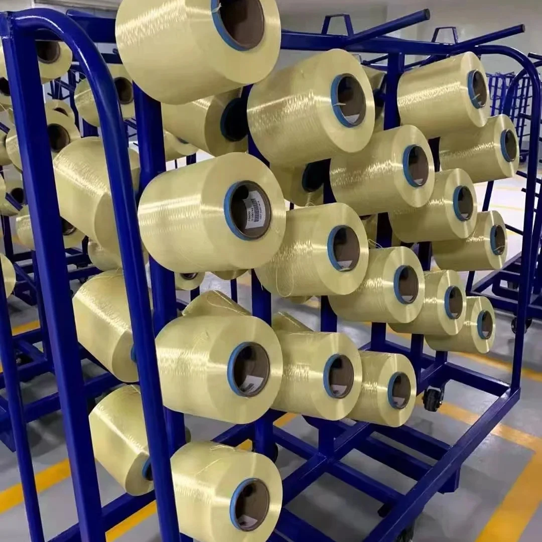 High Strength 1500D Para Aramid Yarn para aramid filament with high strength Flame Retardant