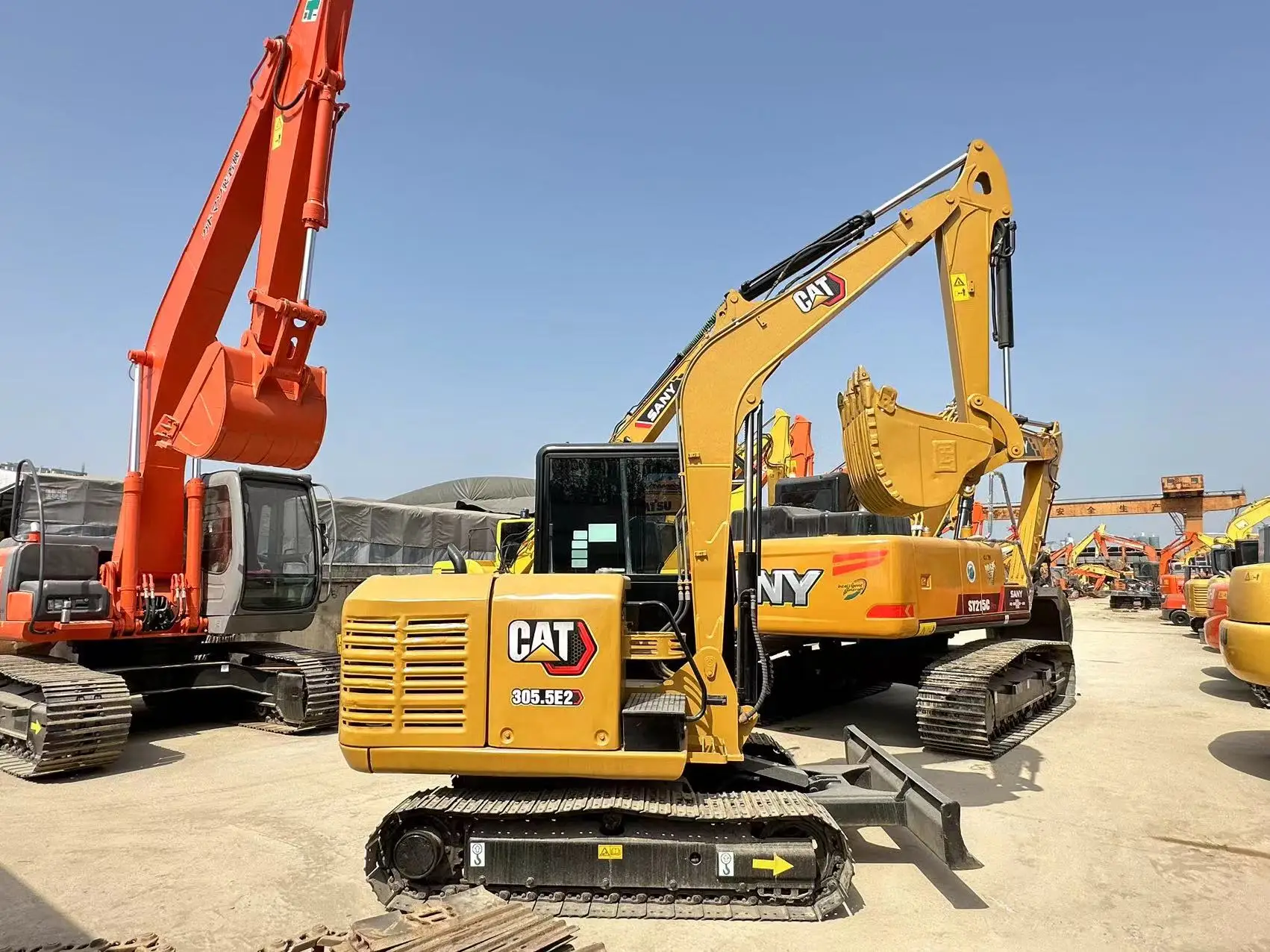 Японский оригинальный мини-гусеничный экскаватор Cat 305.5e 5.5ton, б/у экскаватор по низкой цене, высокое качество, горячая Распродажа