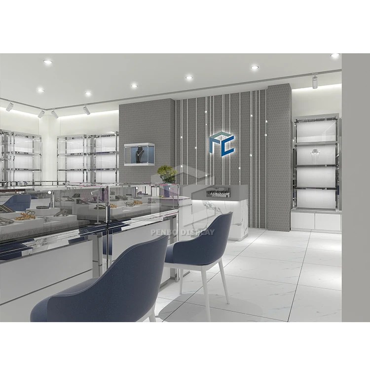 Customized High End Cabinet Display Jewelry Showcase For Switzerland Jewelry Watch Shop