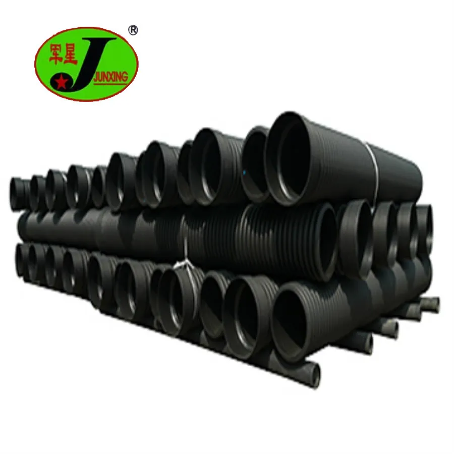 Высокая плотность поли этилена (HDPE) дренажной трубы водопропускной системы дренажа ливневой воды