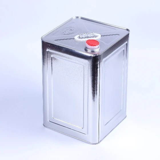 
18 liter tinplate can square metal tin oil can with squeeze cover 