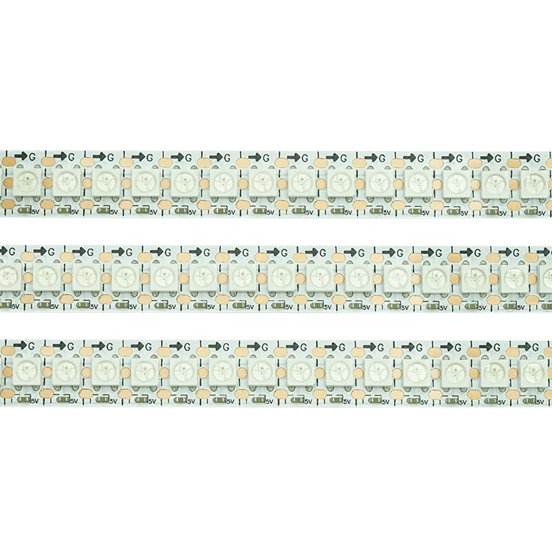 5V Rgb 144LED Remote Adapter WS2812B WS2812 2813 2815 Programmable Full Color Flexible LED Light Strip