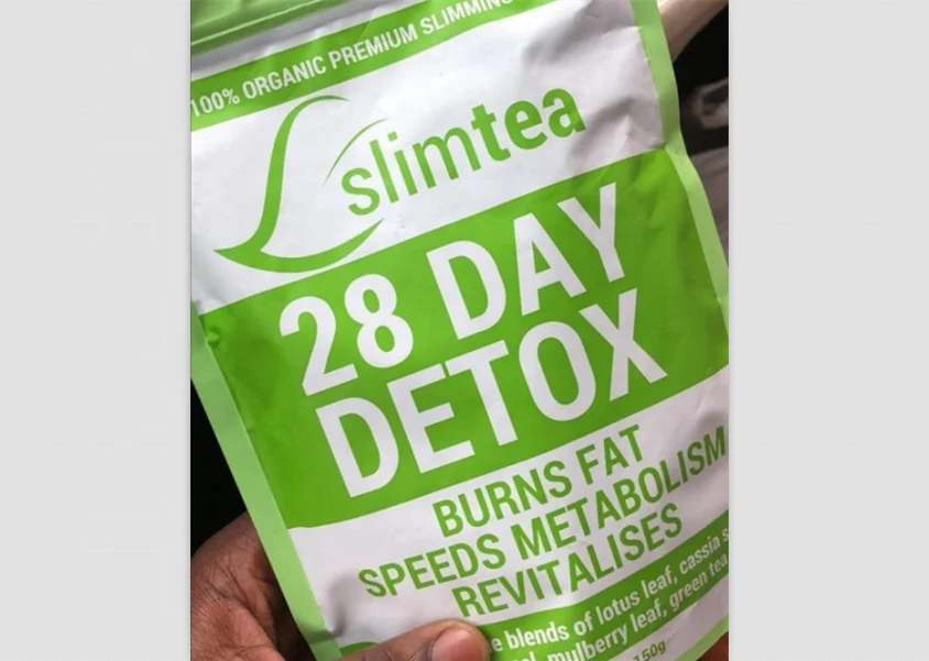 
detox weight loss 28 Days slim green tea Pure natural no added green bags winstown fit slimming flat tummy tea 