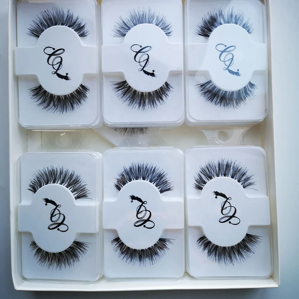
Wholesale 3d strip lashes Demi Wispies 100% 747 Human Hair False Eyelashes silk synthetic eyelashes 