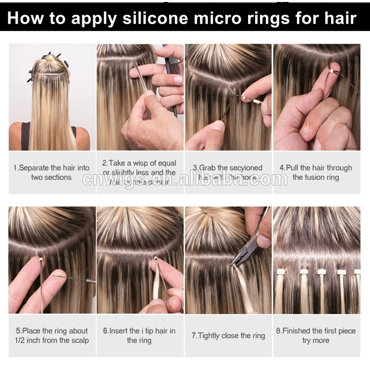 Harmony Hair Salon Kit Black Hair Extension Tools with Micro Rings Beads Opener Closer Pliers Loop and Crane Scissors 1 Piece